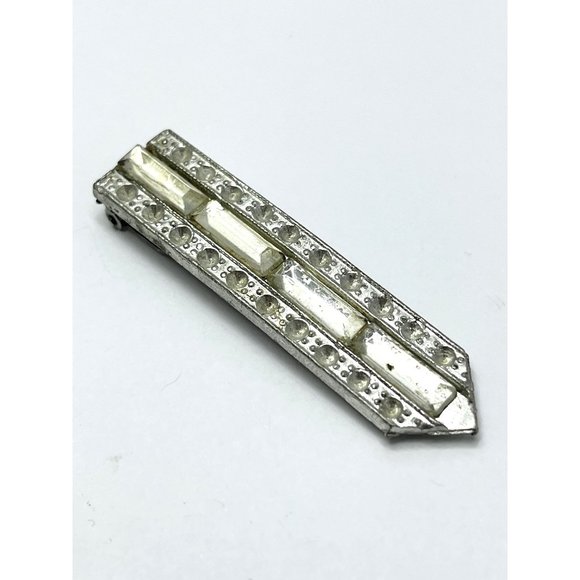 Vintage WMCA Rhinestone Dress Clip - Picture 4 of 5